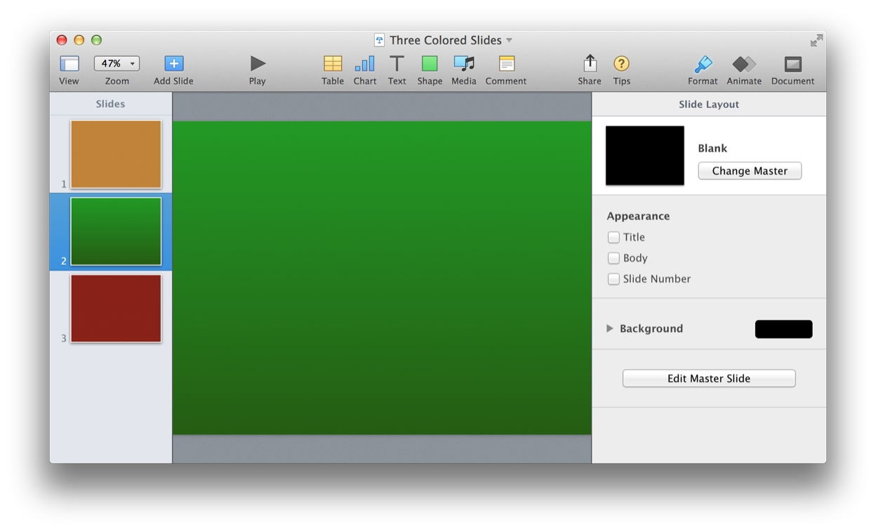 AppleScript and Keynote: Duplicating Slides