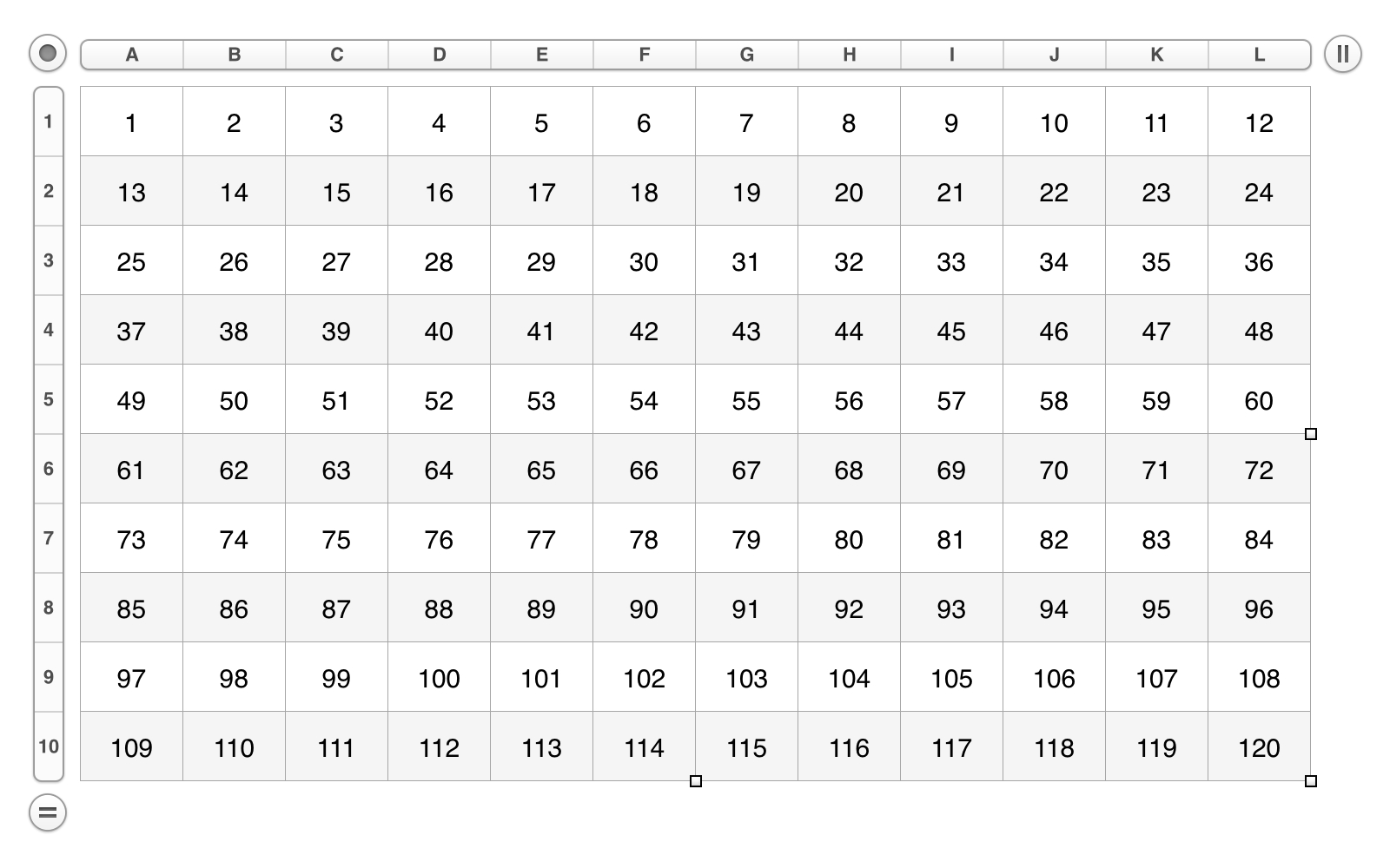 cell-index-table